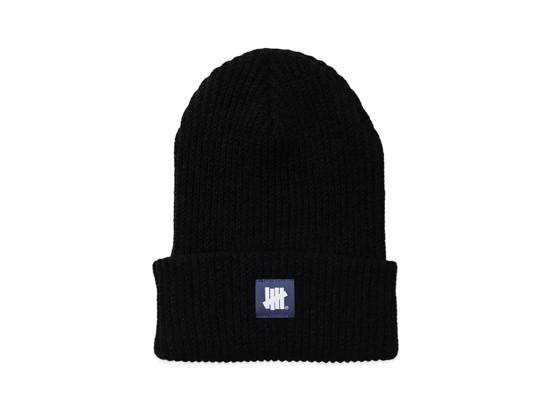 UNDEFEATED ICON LABEL BEANIE - 90195 "Black"