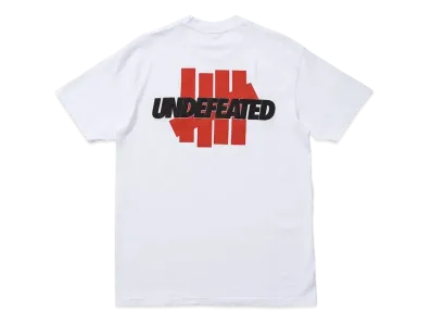 UNDEFEATED LOGO LOCKUP S/S TEE - 80271 "White"