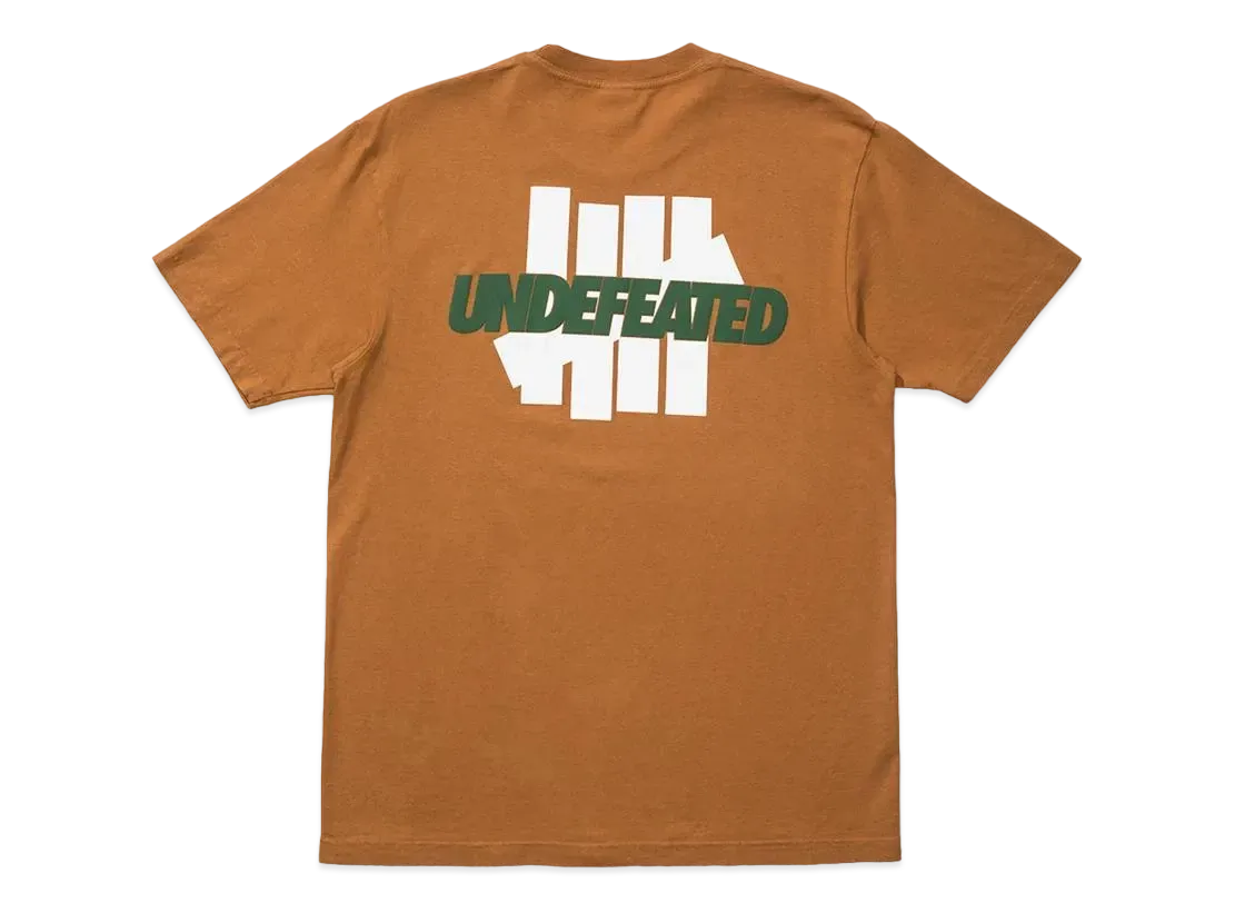 UNDEFEATED LOGO LOCKUP S/S TEE - 80271 "Brown"