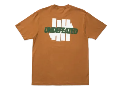 UNDEFEATED LOGO LOCKUP S/S TEE - 80271 "Brown"