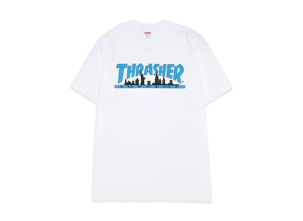 Supreme / Thrasher® Skyline Tee "White"
