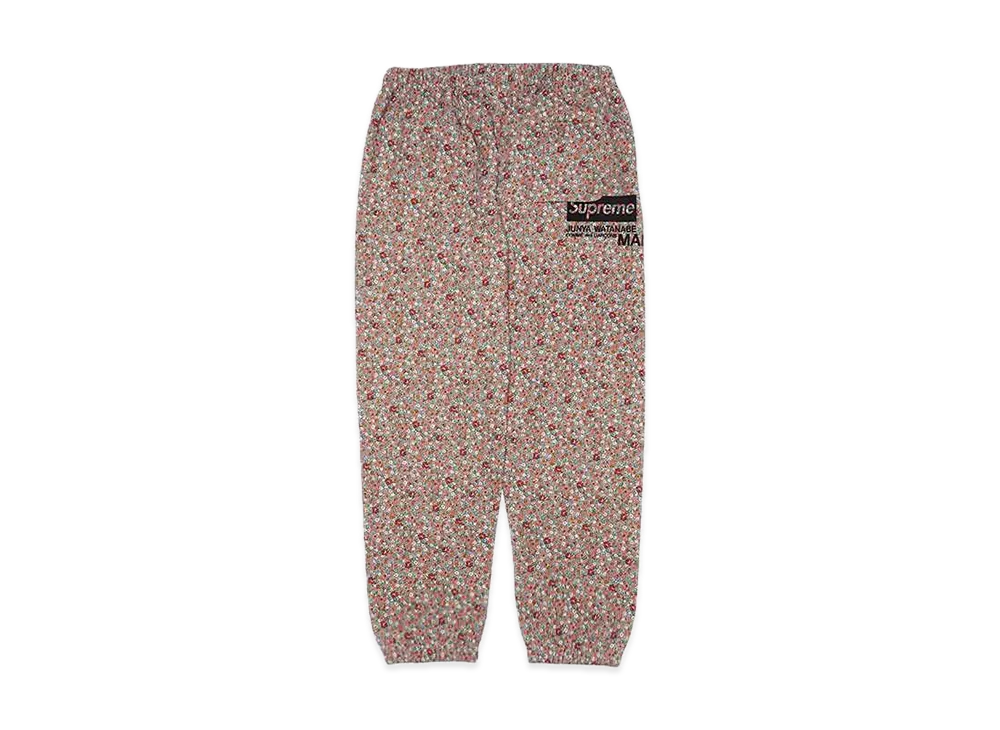 Supreme / JUNYA WATANABE COMME des GARCONS MAN Sweatpant "Pink Flowers"
