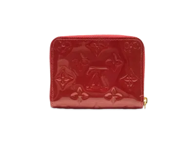 Louis Vuitton Vernis Zippy Coin Purse "Red"