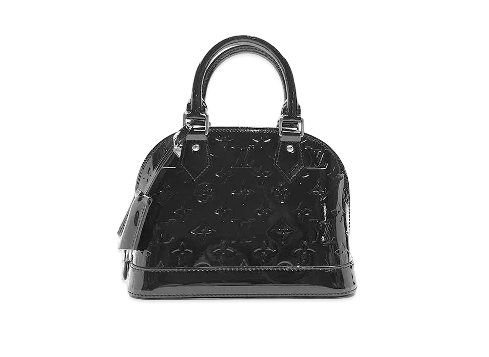 Louis Vuitton Alma BB Monogram Vernis "Noir Magnetique"