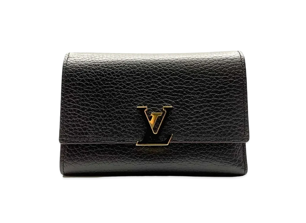 Louis Vuitton Capucines Wallet Taurillon "Noir"
