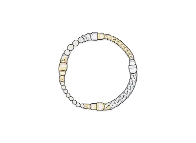 Dior x Sacai Necklace Brass & Resin Pearl