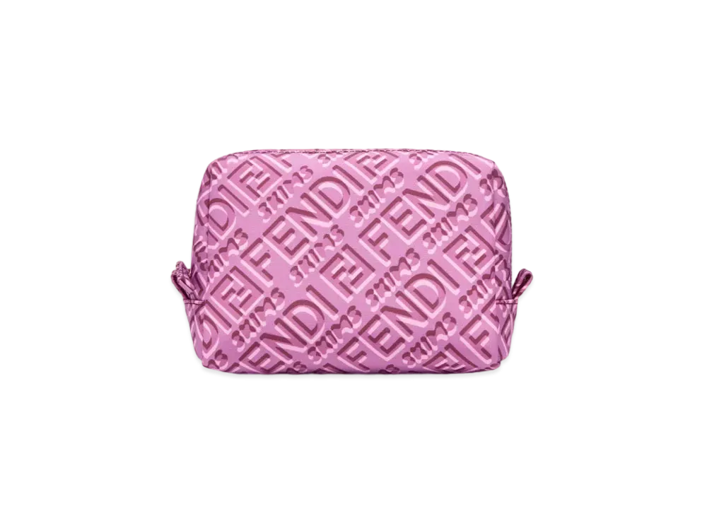 極美品FENDI キーケースポーチ　カラー　♡ラベンダーパープル♡ フェンディ x スキムズ スモール ビューティーポーチ 
