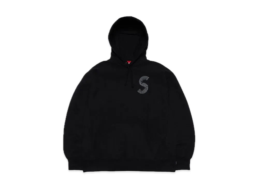 Supreme S Logo Hooded Sweatshirt "Black" (20FW)