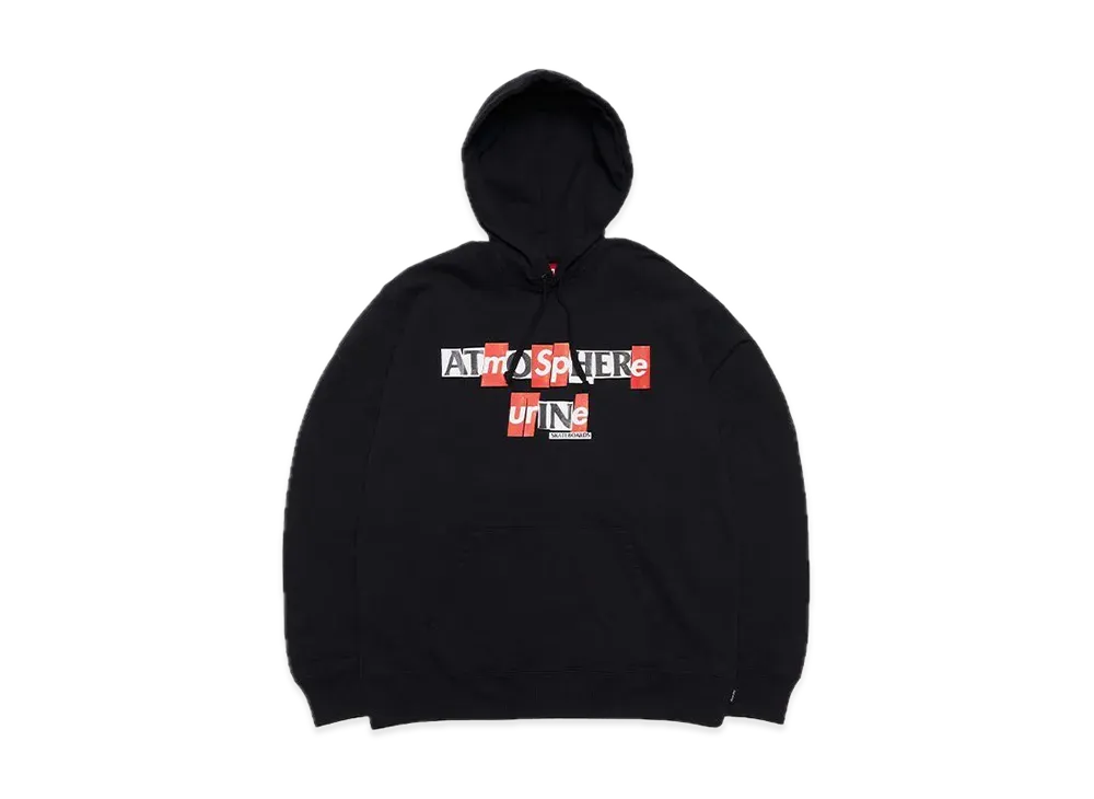 Supreme / Anti Hero Hooded Sweatshirt "Black"