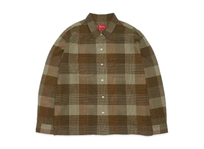 Supreme Plaid Flannel Shirt "Olive" (21FW)