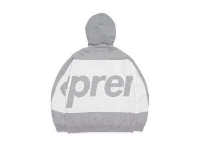 Supreme Big Logo Hooded Sweatshirt "Grey"