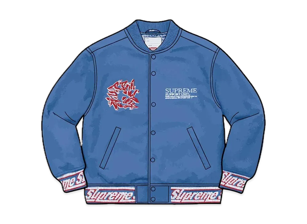 Supreme Support Unit Varsity Jacket 