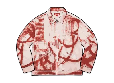 Supreme Christopher Wool/Supreme Denim Work Jacket "Red"