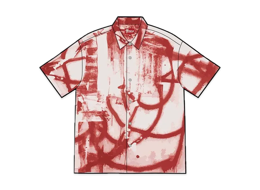 Supreme Christopher Wool/Supreme S/S Shirt "Red"