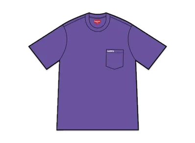 Supreme S/S Pocket Tee "Violet"(21FW)