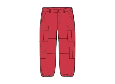 Supreme Cargo Pant "Red"(21FW)