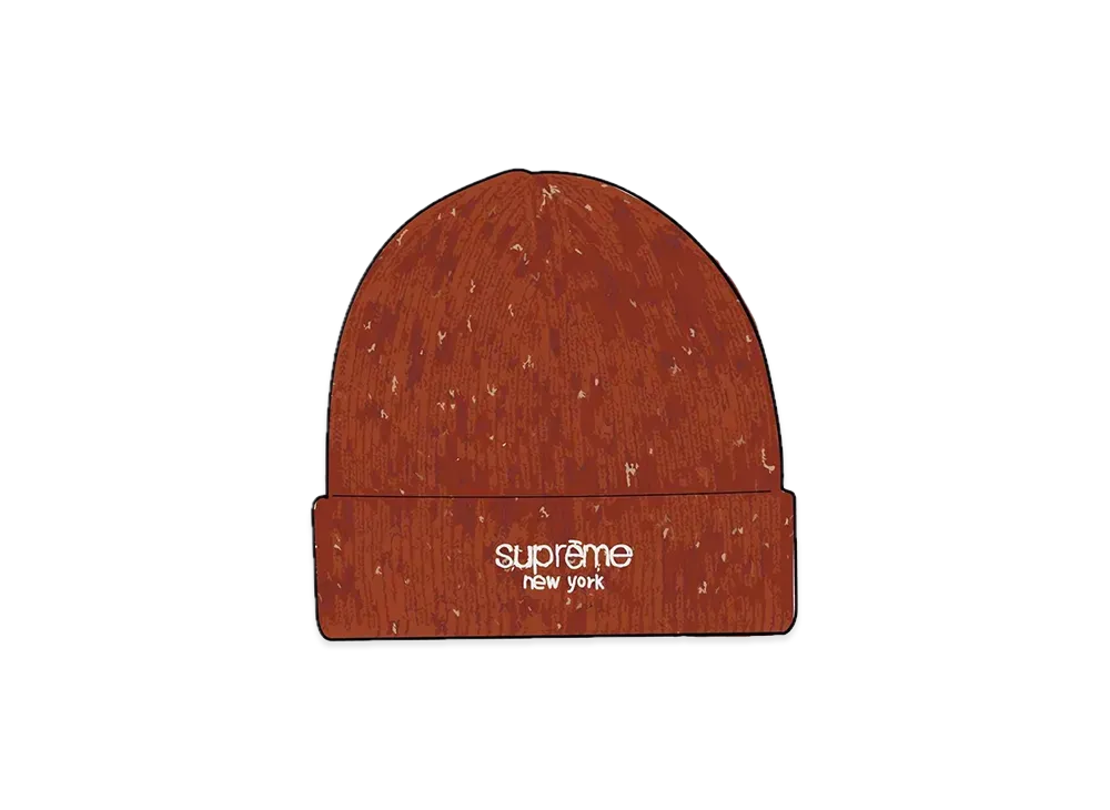 Supreme Rainbow Speckle Beanie "Rust"