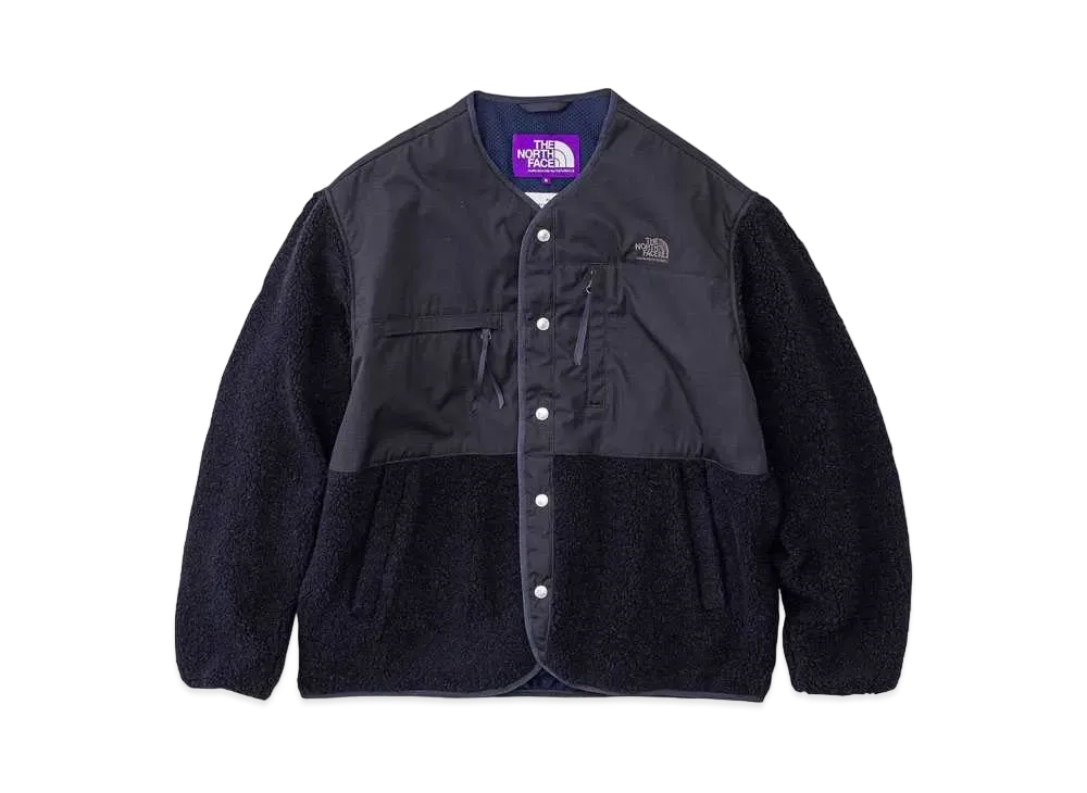 The North Face PURPLE LABEL 65/35 Field Denali Cardigan "Dark Navy"