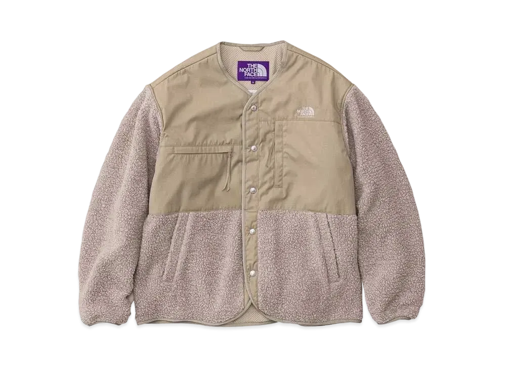 The North Face PURPLE LABEL 65/35 Field Denali Cardigan "Vintage Beige"