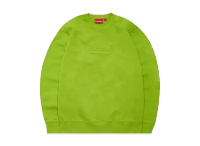 Supreme Cutout Logo Crewneck "Green"