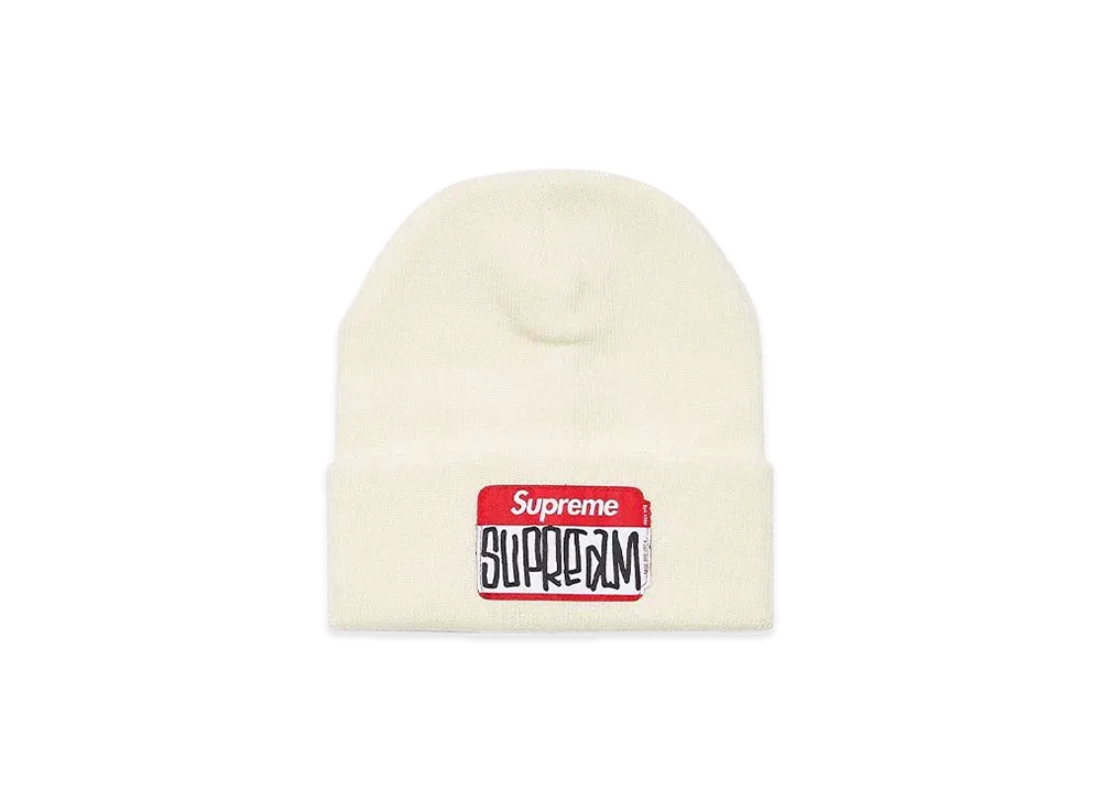 シュプリーム ゴンズ ネームタグ ビーニー "ナチュラル"