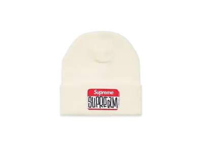 Supreme Gonz Nametag Beanie "Natural"