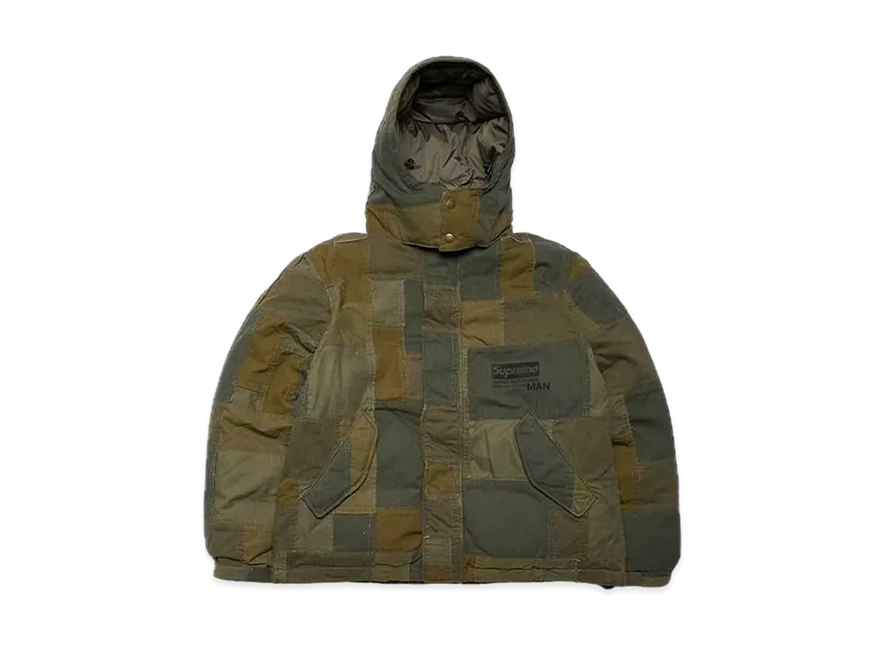 Supreme / JUNYA WATANABE COMME des GARCONS MAN Patchwork Puffy Jacket "Olive"