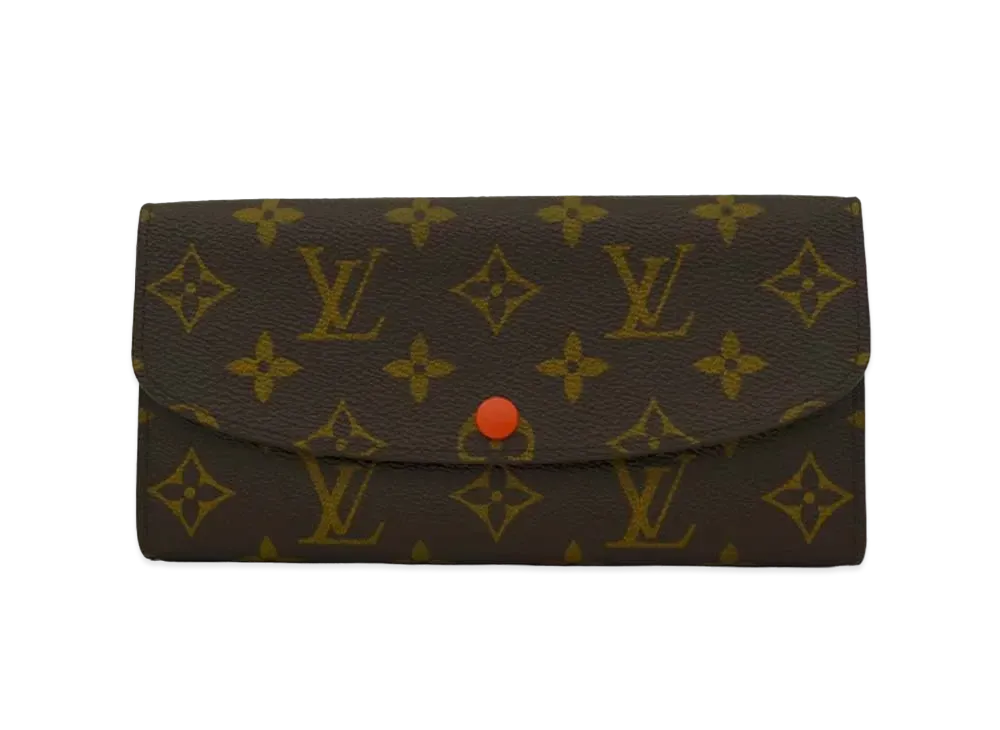 Louis Vuitton Monogram Emilie Wallet "Piment"