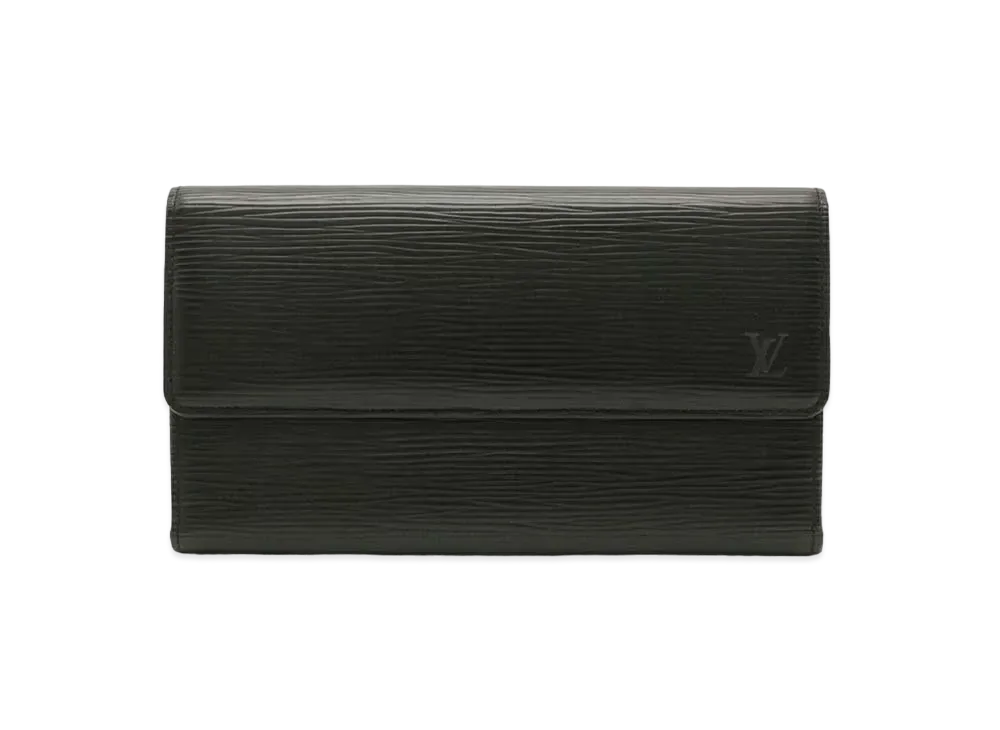 Louis Vuitton Epi Porte Tresor International "Noir"