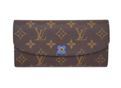 Louis Vuitton Monogram Portefeuille Emilie "Blue"