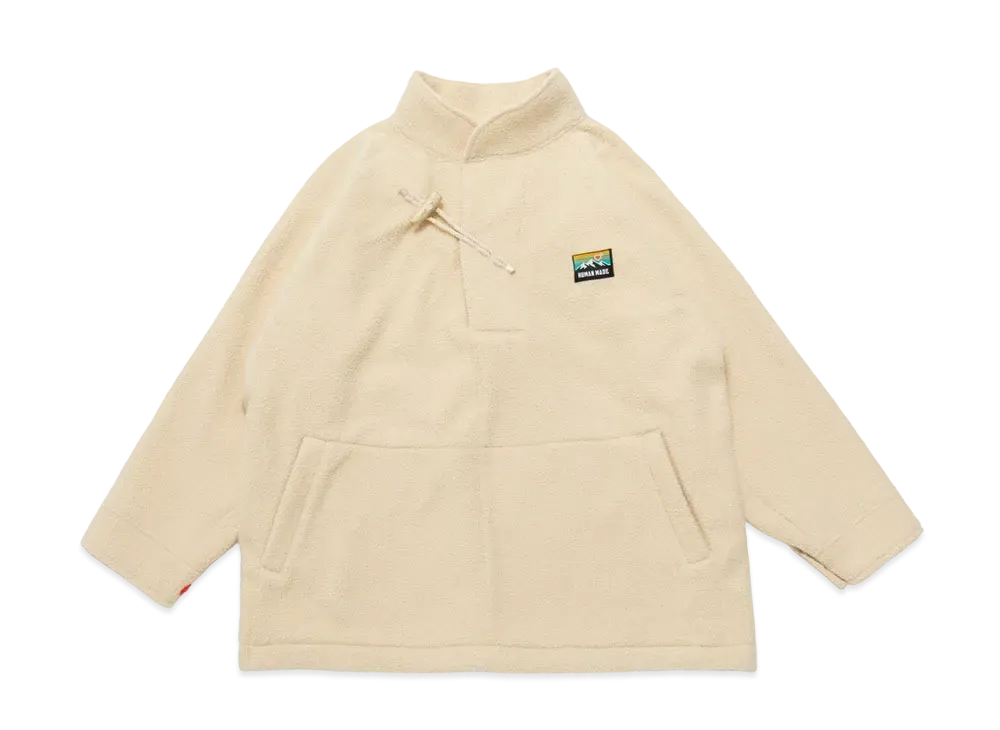 ヒューマン メイド アウトドア P/O フリース ジャケット "ホワイト"