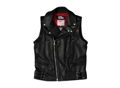 COMME des GARCONS BLACKMARKET WOLF'S HEAD VEST #2 "Black"