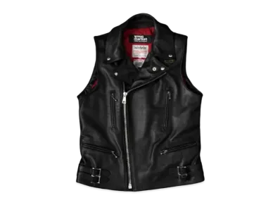 COMME des GARCONS BLACKMARKET WOLF'S HEAD VEST #3 "Black"