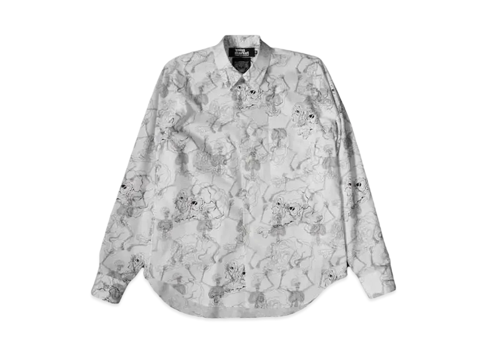 COMME des GARCONS BLACKMARKET LS SHIRT "White"