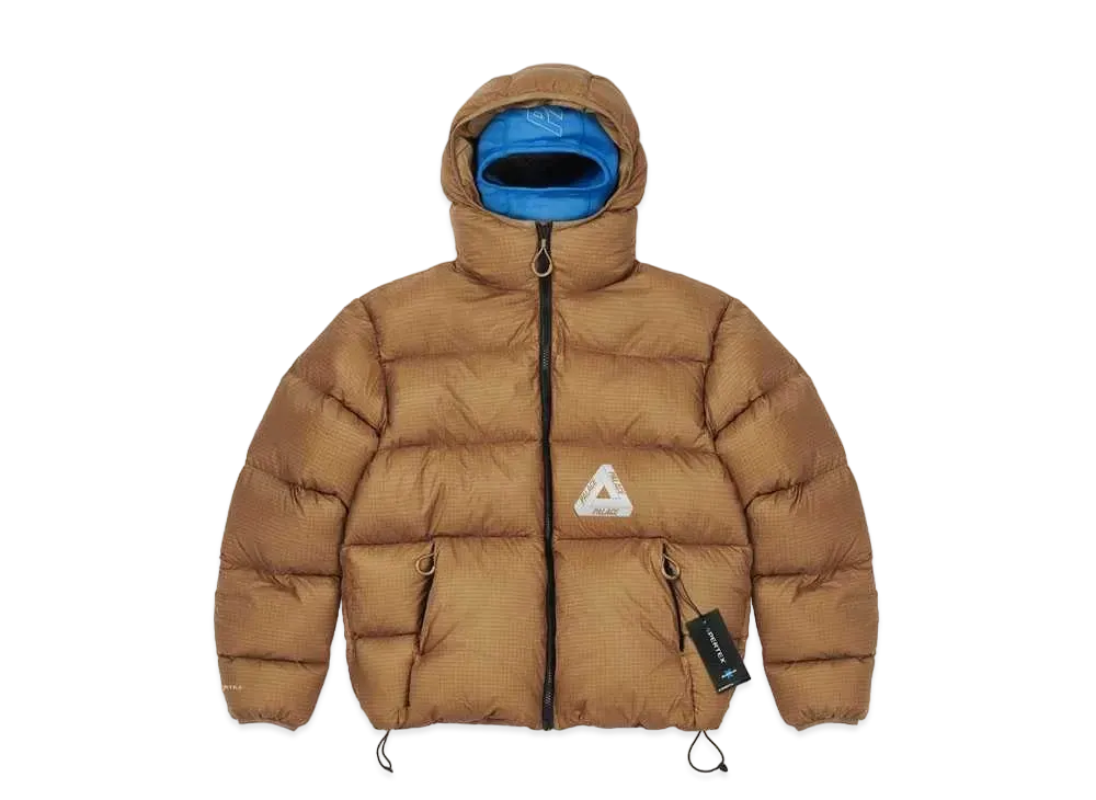 PALACE PERTEX BALACLAVA PUFFA "Fawn"