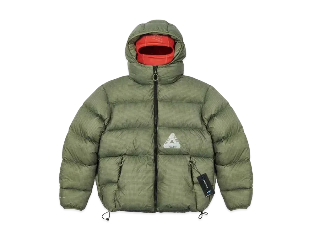 PALACE PERTEX BALACLAVA PUFFA "Olive"