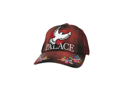 PALACE DOVE TRUCKER HAT "Red"