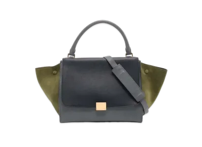 CELINE Trapeze Medium "Navy/Shadow Blue/Khaki"