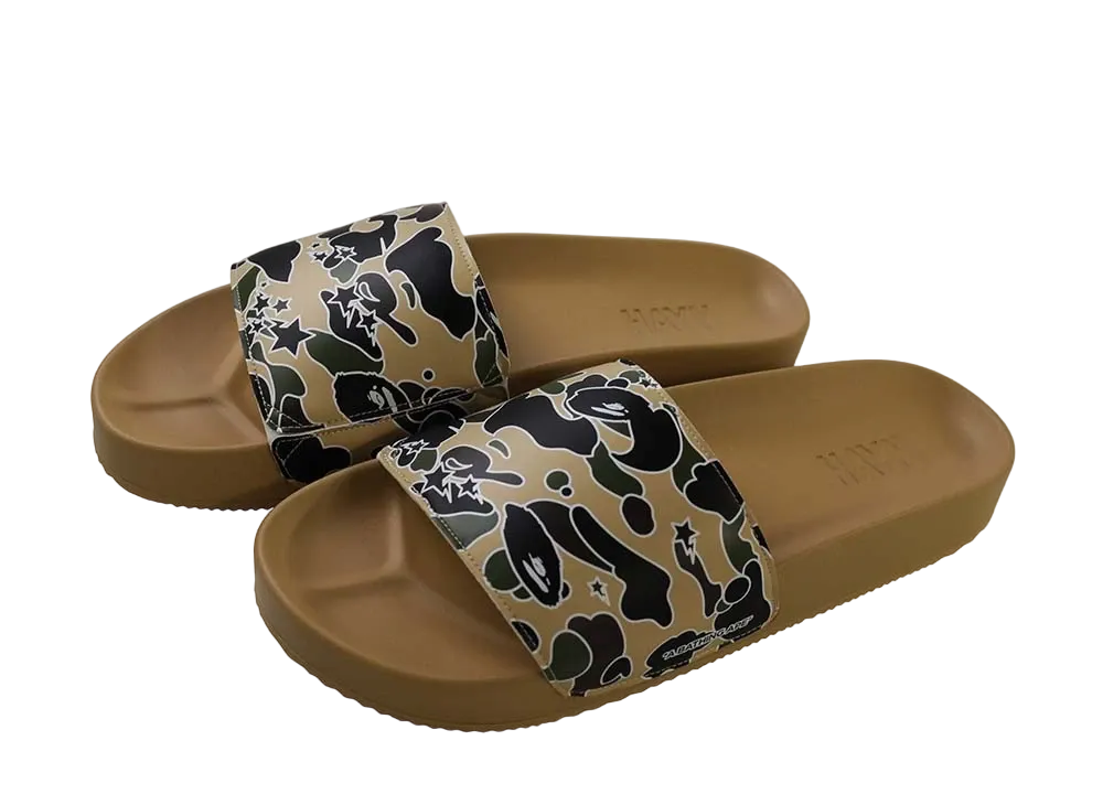 HAYN × A BATHING APE®︎ STA Camo Slide Sandals 