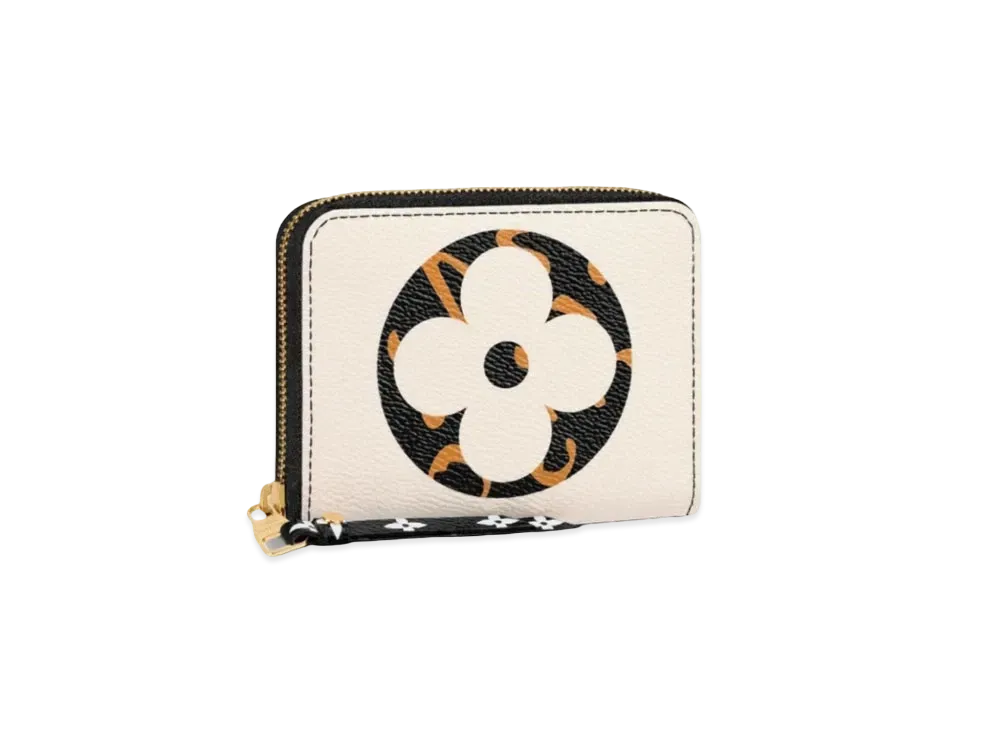 Louis Vuitton Jungle Zippy Coin Purse "Ivory"