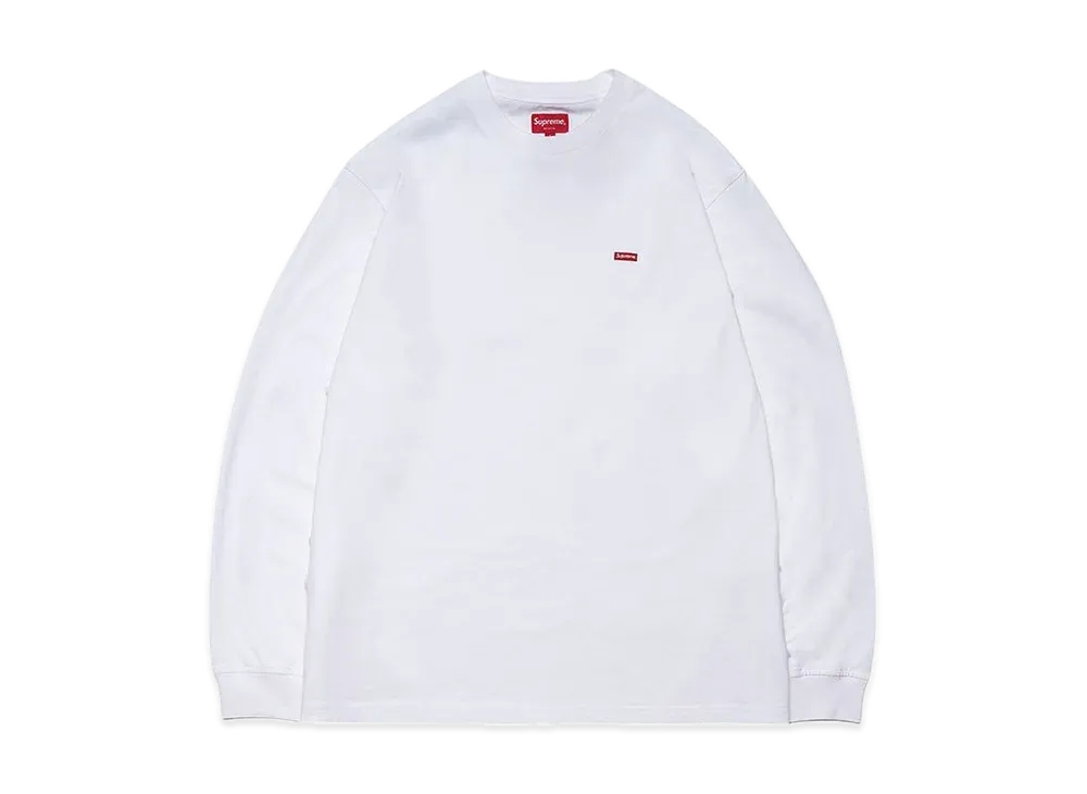 Supreme Small Box L/S Tee "White"(21FW)