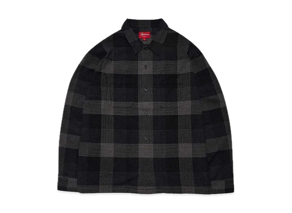 Supreme Plaid Flannel Shirt "Black" (21FW)