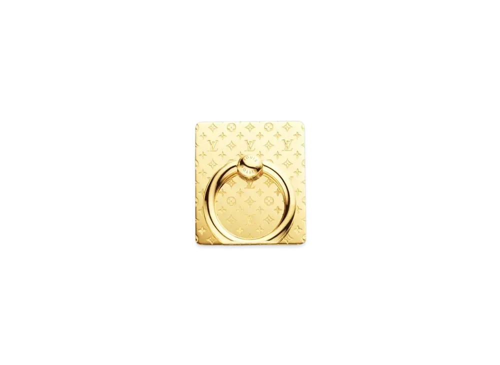 Louis Vuitton Nanogram Phone Ring "Gold"