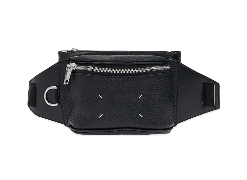 Maison Margiela Leather 4-stitches Bumbag "Black"