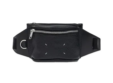 Maison Margiela Leather 4-stitches Bumbag "Black"