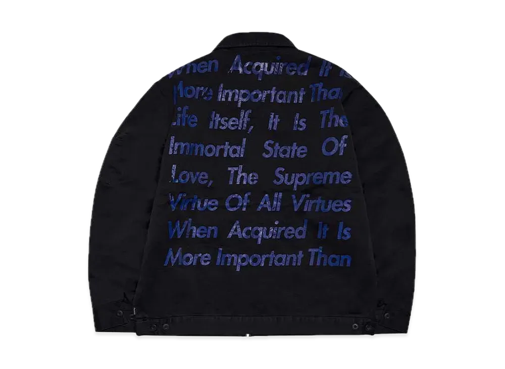 Supreme / JUNYA WATANABE COMME des GARCONS MAN Printed Work Jacket "Black"