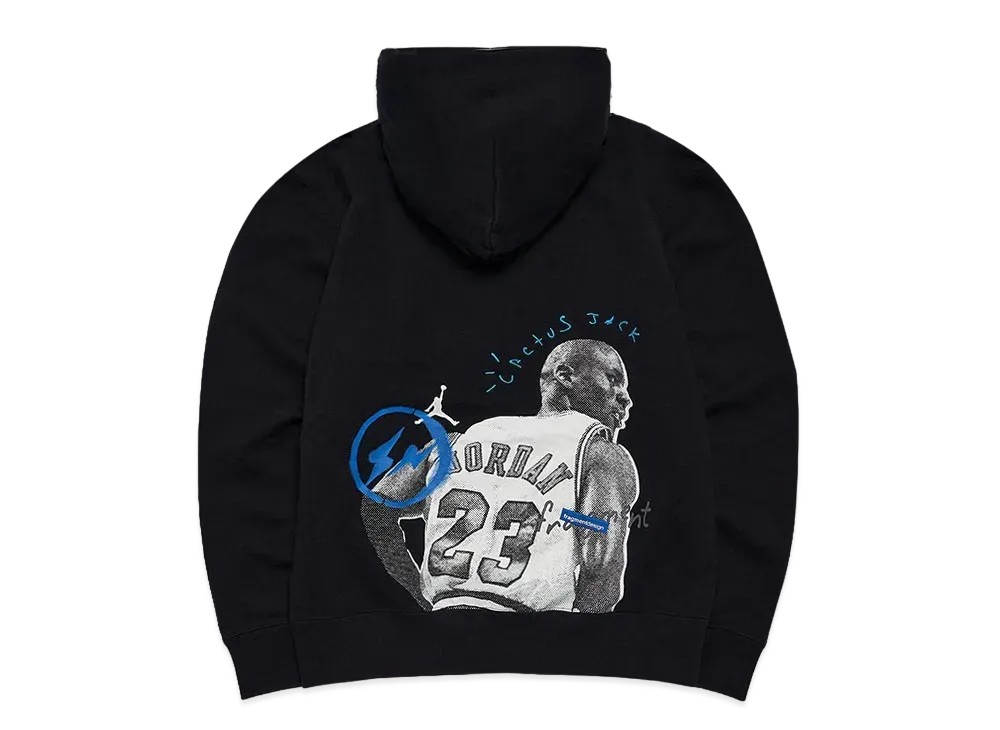 Air Jordan Travis Scott Fragment Hoodie "Black"