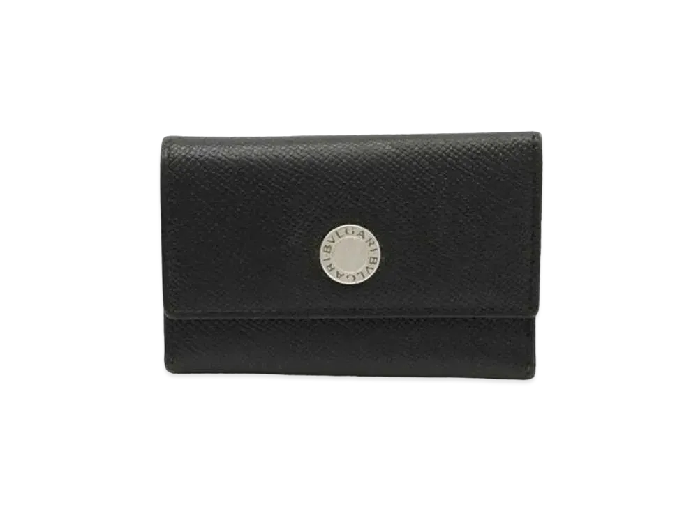 ブルガリ キーケース "ブラック/シルバー"