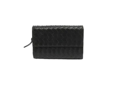 Bottega Veneta Intrecciato Wallet "Black"