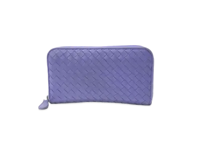 Bottega Veneta Intrecciato Zip Around Wallet